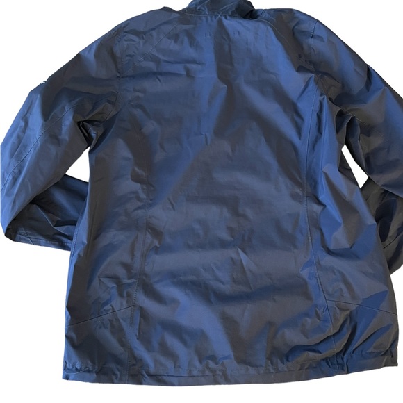 Women's Gerry Weber Windbreaker Hooded Full Zip Navy with Royal blue accents - Picture 3 of 5